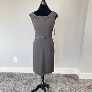 Chaps Dress Fitted Grey
